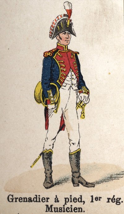 Imperial Guard Napoleon I: Grenadier till fots av French School