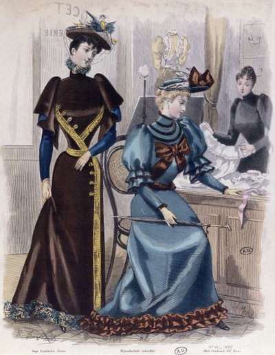 I underklädesaffären, 1892 av French School