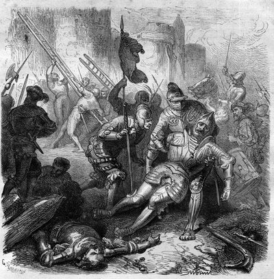 I striden mot Henrik IV av det heliga germanska riket den 14 oktober av French School
