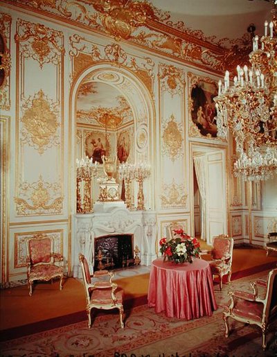 Interiör av Grand Salon av French School