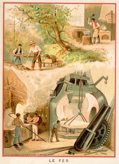 Järn (chromolitho) av French School