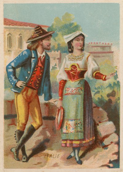 Italiensk kostym av French School