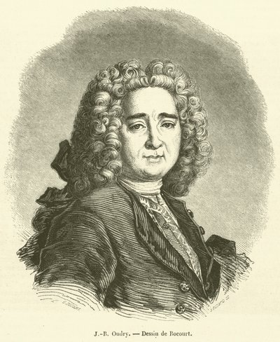 J-B Oudry (gravyr) av French School
