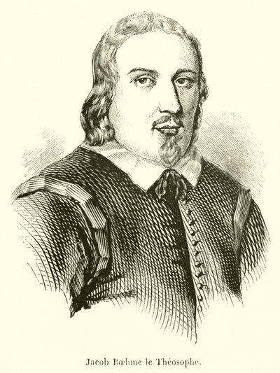 Teosofen Jacob Boehme (gravyr) av French School