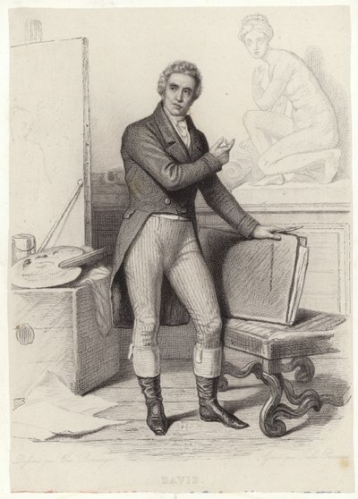 Jacques-Louis David, fransk målare av French School