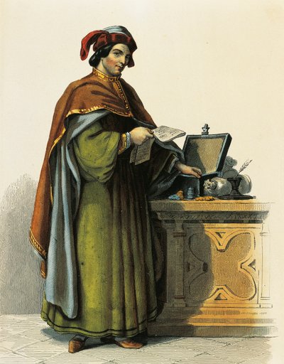 Jacques Coeur (ca 1395-1456), fransk köpman av French School