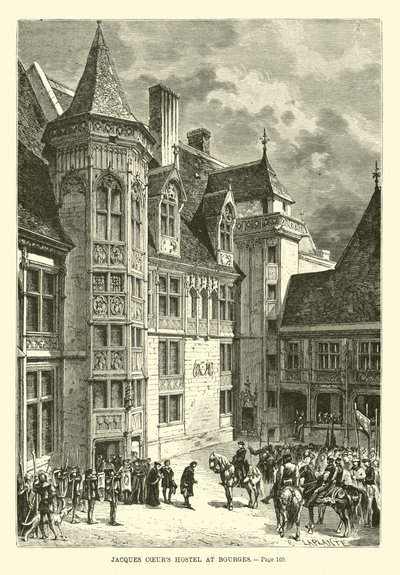 Jacques Coeurs Vandrarhem i Bourges av French School