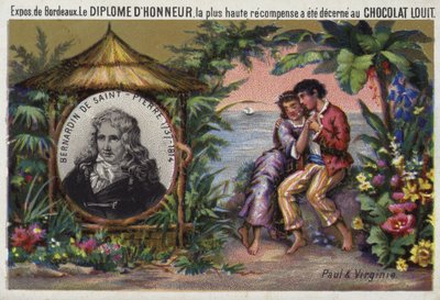 Jacques Henri Bernardin de Saint Pierre, fransk författare och botaniker av French School