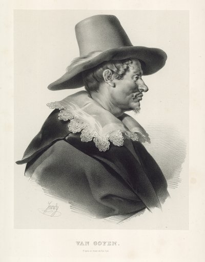Jan van Goyen, holländsk konstnär av French School