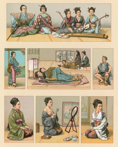 Japansk kostym av French School