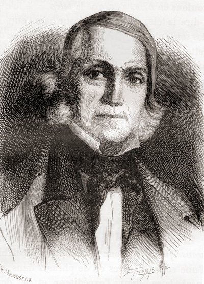 Jean-François Sudre, från Vetenskapens underverk, publicerad ca 1870 (gravyr) av French School