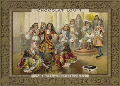 Jean Bart vid Ludvig XIV:s hov av French School
