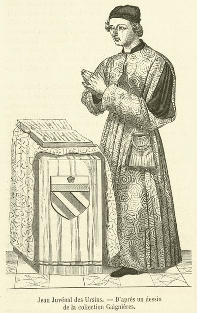Jean Juvenal des Ursins (gravyr) av French School