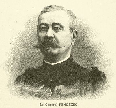 Jean Pendezec, französischer General (Gravur) von French School