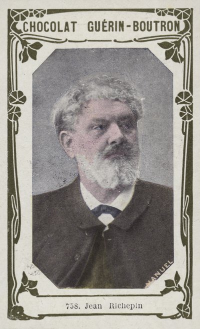 Jean Richepin (färgad bild) av French School