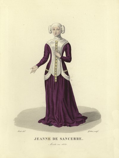 Jeanne av Sancerre av French School