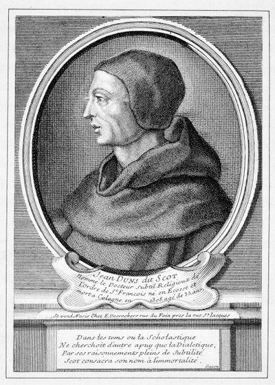 John Duns Scotus (ca 1266-1308) av French School