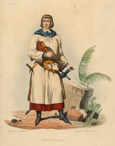 Joinville (färgad gravyr) av French School
