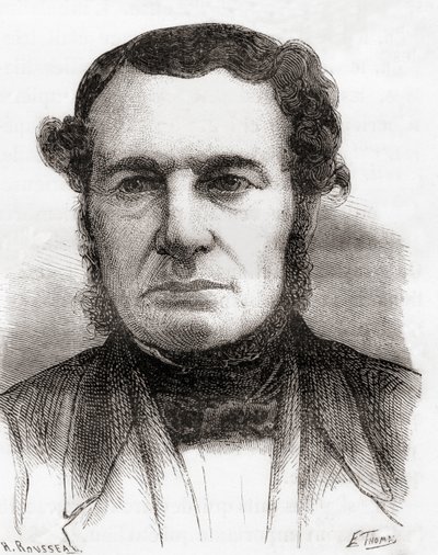 Joseph-François Malgaigne, ur "Les Merveilles de la Science", publicerad ca 1870 (litografi) av French School