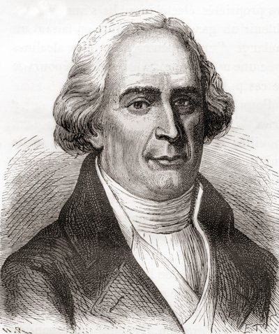 Joseph-Michel Montgolfier, från Les Merveilles de la Science, publicerad ca 1870 (gravyr) av French School