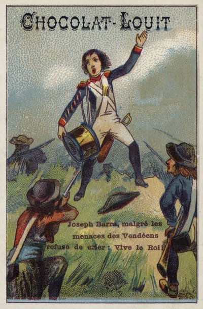Joseph Bara, fransk revolutionär barnsoldat av French School