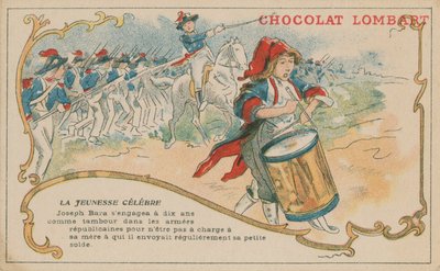 Joseph Bara, som gick med i den franska republikanska armén som trummispojke när han bara var sex år av French School