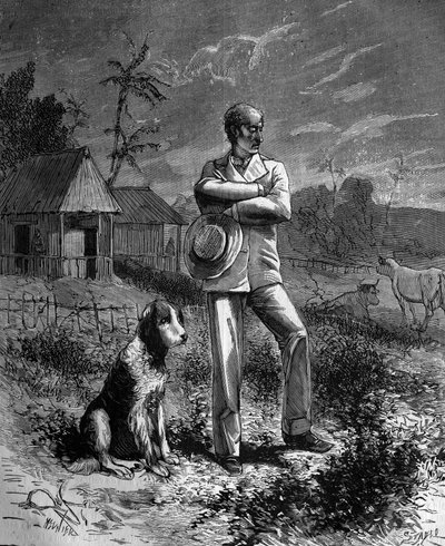 Joseph Lakanal (1762 - 1845), en fransk politiker i sin plantage i Mobile Bay av French School
