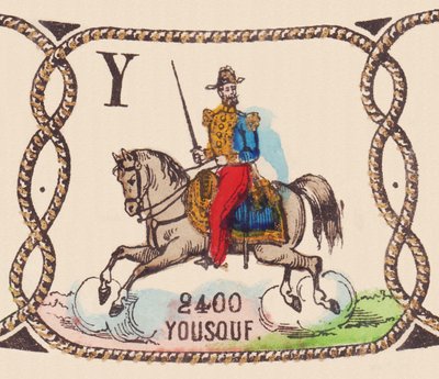 Joseph Vantini (1808-1866), fransk general vid namn Yousouf, omkring 1860 (tryck) av French School