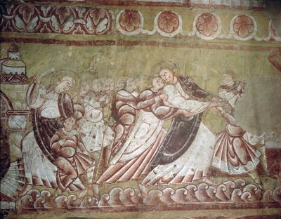 Judas Kissing Christ (fresk) (detalj av 95750) av French School