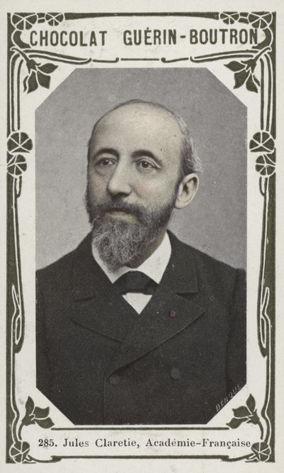 Jules Claretie, Academie-Francaise (färgad bild) av French School