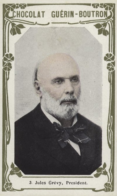 Jules Grevy, president (färgad bild) av French School