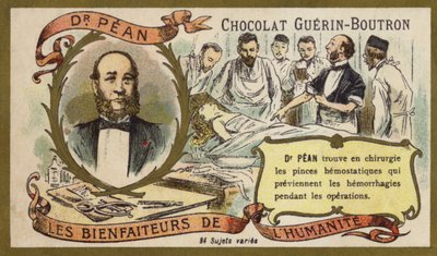 Jules Pean, fransk kirurg (chromolitho) av French School