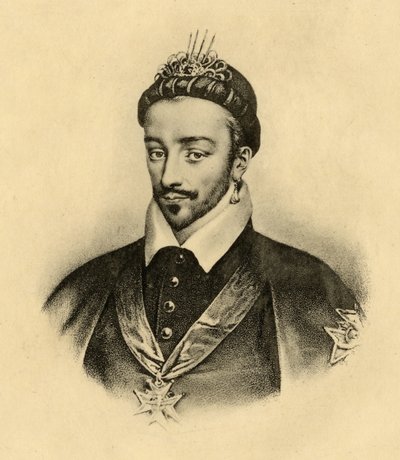 Kong Henrik III (1551-89) af Frankrig, sverige av French School