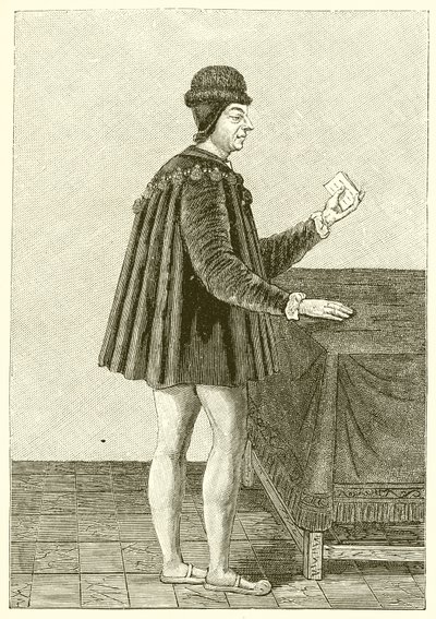 King Louis XI av French School
