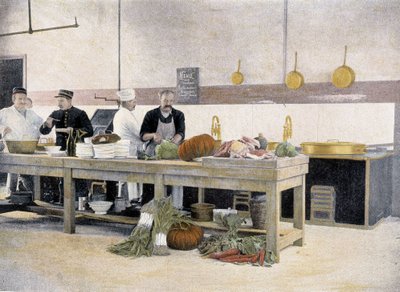 Matsalens kök - i "" Album militaire"" - Gardets legion av French School