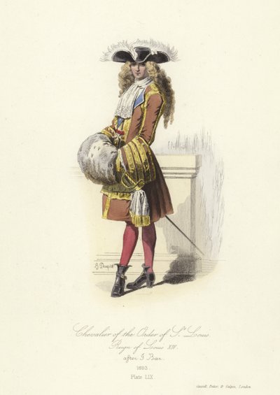 Riddare av St Louis Orden, regeringstid av Ludvig XIV av Frankrike av French School