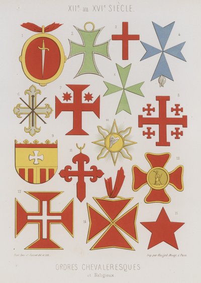 Riddare och religiösa ordnar av French School