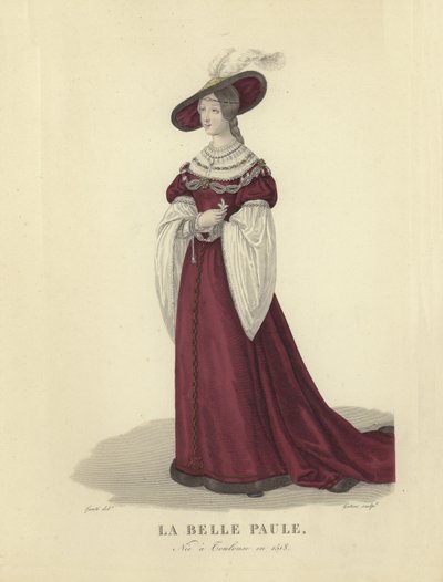 Den vackra Paula av French School