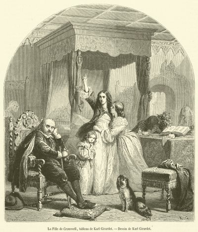 Cromwells dotter (gravyr) av French School