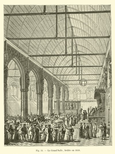 GrandSalle, brände ner 1618 av French School