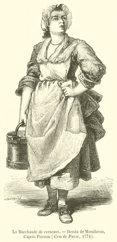 The Merchant of Kernels (gravyr) av French School