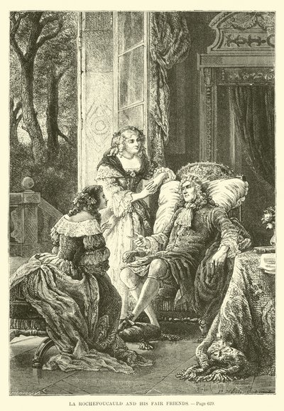 La Rochefoucauld och hans vackra vänner av French School