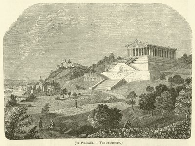 Valhalla, yttre vy (gravyr) av French School