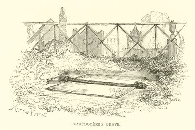 Labedoyeres grav (gravyr) av French School