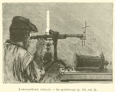 Offentligt laboratorium, Spektroskopet (gravyr) av French School