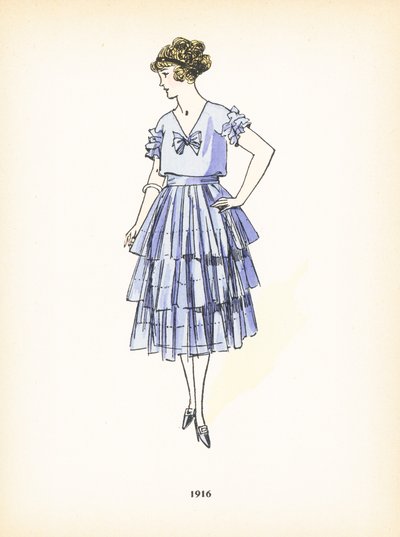 Dammode, 1916 av French School