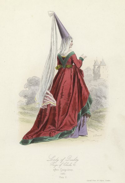 Dam av kvalitet, regeringstid av Charles VII av Frankrike av French School