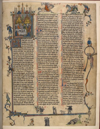 Lancelot-Grail (The Prose Vulgate Cycle), Lägg till MS 10294/1 f.1dr av French School