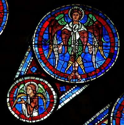 Sista domen: en serafer och en ängel (w143) av French School