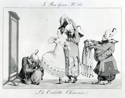 Le Bon Genre - Den kinesiska toaletten, 1813 av French School
